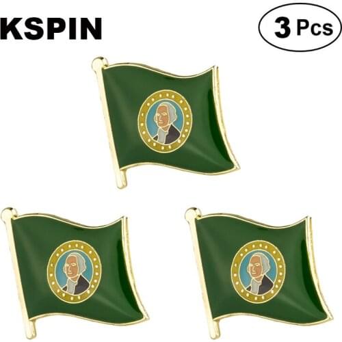 U.S.A Washington Lapel Pin Brooches Pins Flag badge Brooch Badges