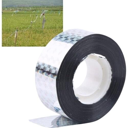 Eco-Friendly Plant Crops Protective Tape 80m Anti-bird Pest Repellent Audible Double-sided Reflective Scare Tape Outdoor Tools
