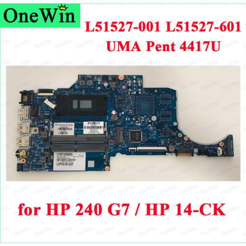 L51527-001 L51527-601 PN for HP 240 G7 HP 14-CK Original Laptop Integrated Motherboard GRANGER-6050A2977601-MB-A0 UMA Pent 4417U