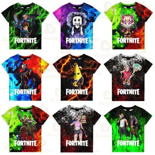 Fashion Women and Men Fortnite Victory Child Wear Battle Royale 3d Swearshirt Boys Girls Tops Kids T-shirt Hero T-shirt Clothes