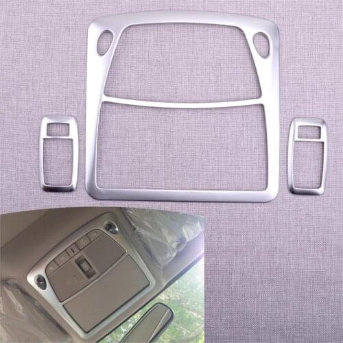 Beler 3Pcs/Set Interior Roof Reading Light Switch Cover Trim Fit For Nissan Rogue X-Trail T32 2014-2016 2017 2018 2019 2020