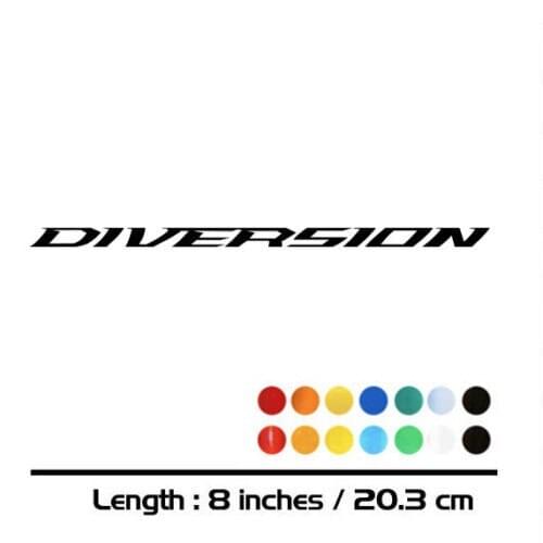 New Motorcycle sticker bike Fuel tank Wheels helmet fairing Luggage MOTO car accessories reflective decal For YAMAHA DIVERSION