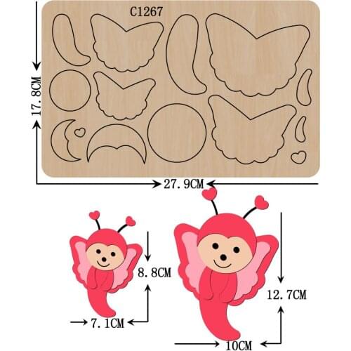 New Wooden die Scrapbooking C-1267 Cutting Dies Multiple sizes