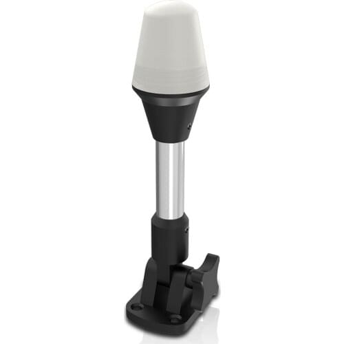 9.5" 12-24VDC Marine Boat 2 Nautical Mile Visibility Fold Down Navigation All-Round Lamp