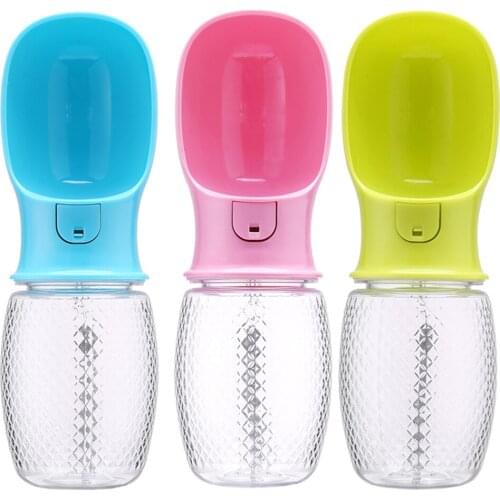 Portable Pet Dog Water Bottle Pet Cat Travel Water Bottle Cups Outdoor Water Feeding Feeder Water Drinking Bowl Pet Products