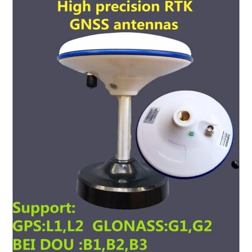STOTON High-gain waterproof high-precision measurement GNSS RTK antenna, while supporting GPS / Glonass / Beidou system