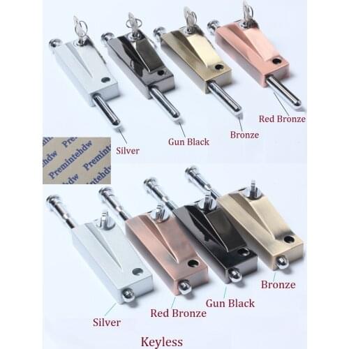 Latch Sliding Revolving Door Lock Hotel Office Building Security Furniture Hardware Step Spring Bolt Lock Dust Proof Barrel
