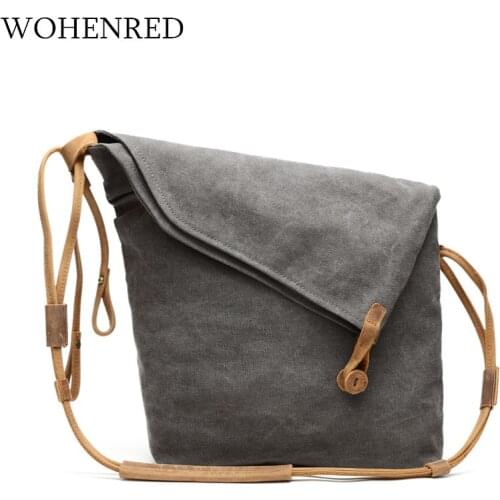 Women Messenger Bags Female Canvas Casual Shoulder Bag Large Capacity Outdoor Travel Bag Cycling Crossbody Bags For Ladies