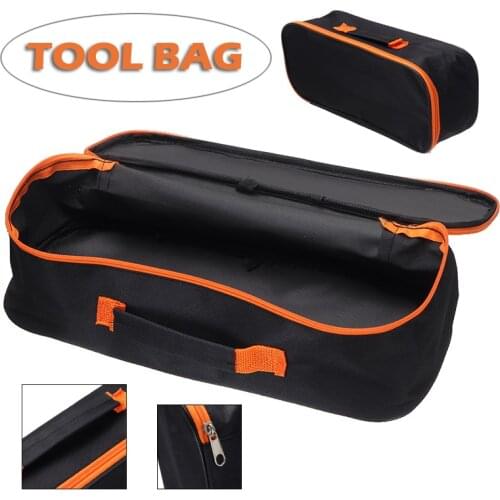 1pc Portable Tools Storage Bag Case Multi-function Vehicle Tools Handbag Zipper Polyester Electrician Bag Canvas Tool Organizer