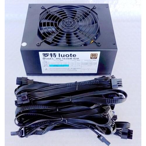 1650W full module power supply Multi graphics card 1600W power supply 6 graphics card full module power supply spot