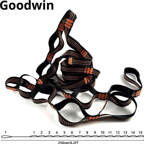 2PCS 8.2FT Hammock Strap Hanging Tree Strap Rope Belt for Camping Traveling
