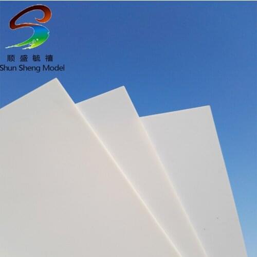 4pcs 1.0mm Thickness 200mm x 250mm ABS Styrene Sheets White NEW