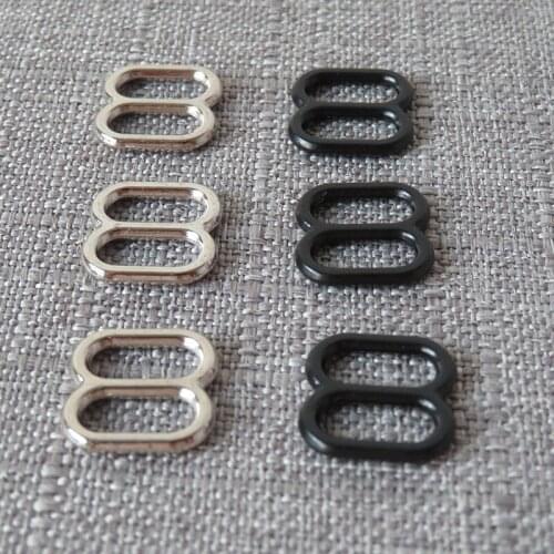 50Pcs 10mm Metal Ahjustable Buckle Slide Adjuster For Small Dog Cat Collar Bag Handbag Strap Belt Loop Clasp Hat Shoes Accessory