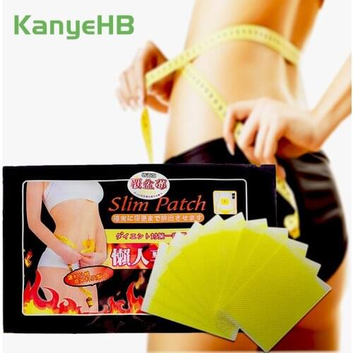 60pcs/6bags Slimming Patch Navel Slim Stickers Weight Loss Burning Fat Efficacy Chinese Herbal Medical Plaster Body Shaping A003