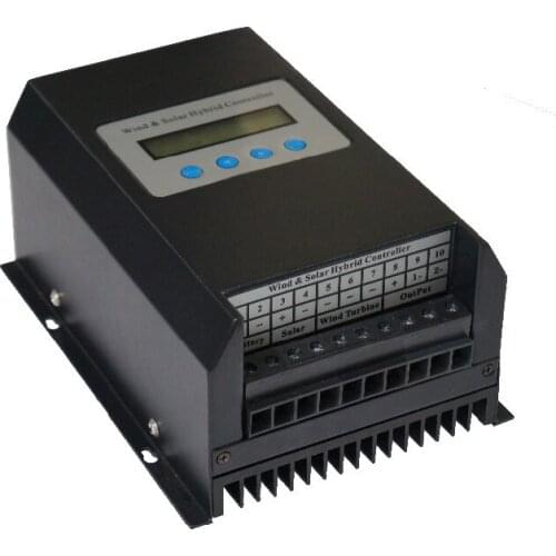 800W 24V MPPT wind solar hybrid streetlight controller wind charge controller street light controller