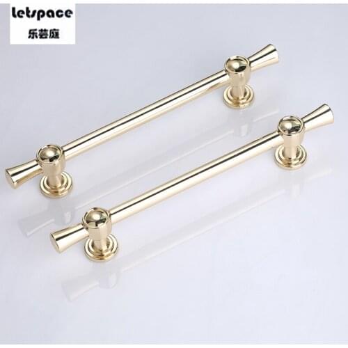 96 128 192mm modern simple solid black wardrobe kitchen cabinet door handle fashion chrome gold drawer tv cabinet cupboard knob