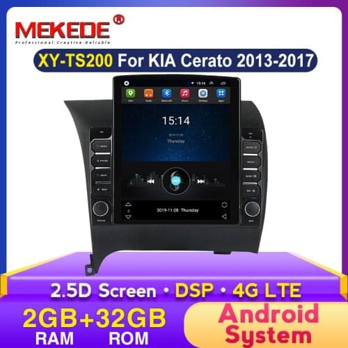 4G LTE 9.7" Tesla screen For Kia Cerato 3 2013 - 2017 Car Radio Multimedia Video Player Navigation GPS Android 10 No 2din 2 din