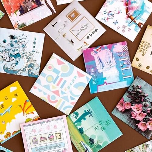 Mohamm 10 Sheets Paper Plant Flower Decorative Scrapbooking Sticker for Journal Stationery