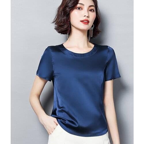 Женские шелковые футболки Chu Mark China At AliExpress