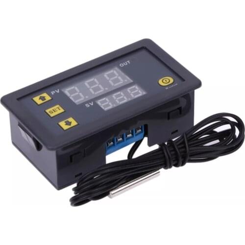 Digital Thermostat Temperature Alarm Controller Sensor Meter Regulator