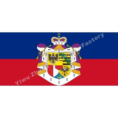 Liechtenstein (state) Flag 150X90cm (3x5FT) 120g 100D Polyester Double Stitched High Quality Banner Free Shipping