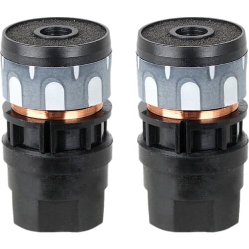 Hot-N-813 2PCS Microphone Cartridge Dynamic Microphones Core Capsule Universal Mic Replace Repair