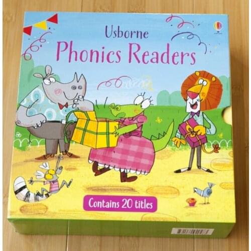 3-6 year 20 book/set Childrens English story book Usborne Phonics Readers Boxset English picture books Children early education