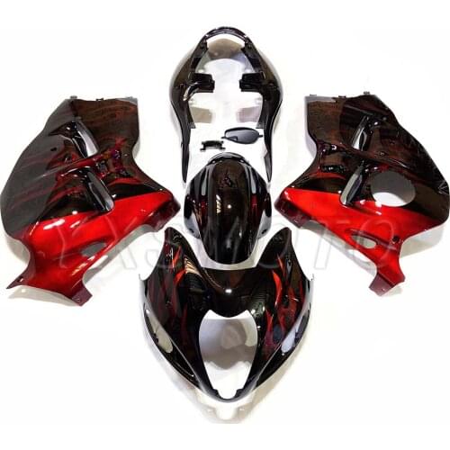 Brand new ABS fairings HAYABUSA GSX1300R 1997-2007 black red bodywork fairing kit gsxr 1300r 97 98 99 00 01 02 03 04 05 06 07