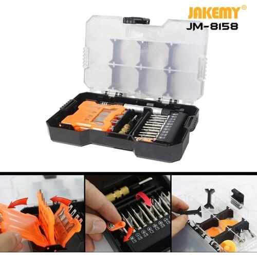 Wholesale JM-8158 34 In 1 Scalpel Knife Multifunction Tool Kit Art Pen Knife Cutter DIY Craft Carving Knives Scalpel Blades