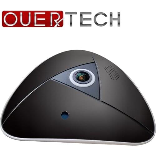 OUERTECH Full View WIFI 360 Camera Two way audio Panoramic mini 3MP Fisheye Wireless Smart IP VR Camera Motion Detection