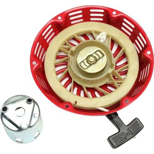 Pull Starter Recoil With Flange Cup Set For Honda Gx340 11Hp & Gx390 13Hp Lawn Mower Generator Engine Starter Rope