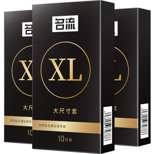 30pcs/lot 55mm Large Size Condoms XL Big Condones Intimate Penis Sleeve Delay Natural Latex Contraception Adult Sex Toys for Men