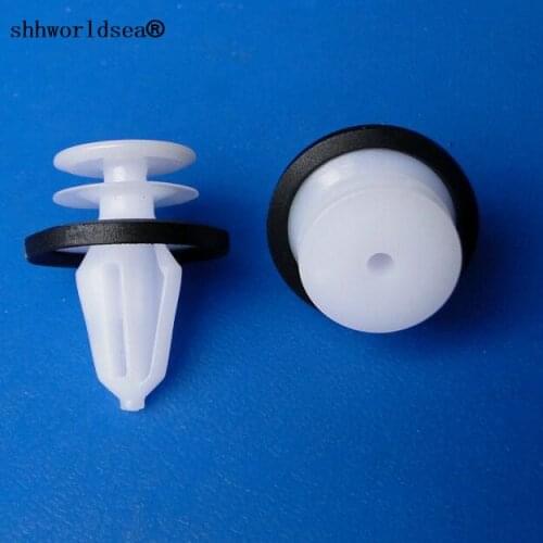 Shhworldsea 100pcs auto clip and fasteners door inner trim board fixed card buckle for fawkes W713297S300
