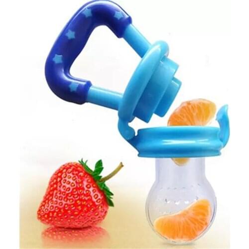 Fresh Fruit Food Kids Nipple Feeding Safe Milk Feeder Baby Pacifier Bottles Nipple Teat Fresh Fruit Nibbler baby food maker