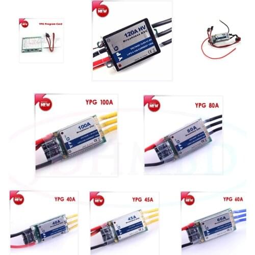 YPG LV ESC 40A/45A/60A /80A/100A ESC SBEC Brushless Speed Controller ESC High Quality