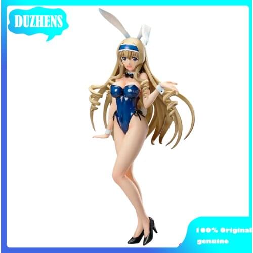 100% Original: Anime Infinite Stratos Cecilia Alcott Bunny Girl 1/4 PVC Action Figure Anime Figure Model Toys Figure Doll Gift
