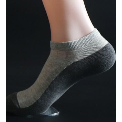 Brand NEW 2 Pairs/Lot New Men Mesh Color Combed Cotton Short Socks Male Thin Low Cut Calze Short Tube Summer Sneaker Meias