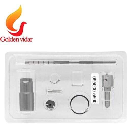 2pcs/lot Common Rail Diesel fuel repair kit 095000-5600, for DEN injector, nozzle DLLA145P870, for fuel injection spare parts