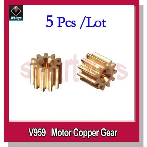 5Pcs V959 Pinion Gear Mount for Wltoys V959 V969 V979 V989 V999 RC Quadcopter Motor Parts