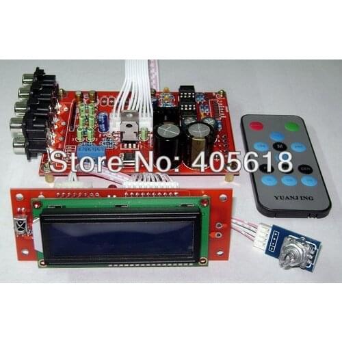 6 Way M62446 5.1 Channel Volume Remote Control Preamplifier Kit Integrated Circuits