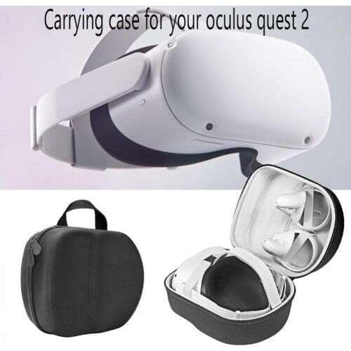 VR Accessories Hard EVA Travel Storage Bag For Oculus Quest 2 VR Headset Carrying Case Protective Storage Box For Oculus Quest2