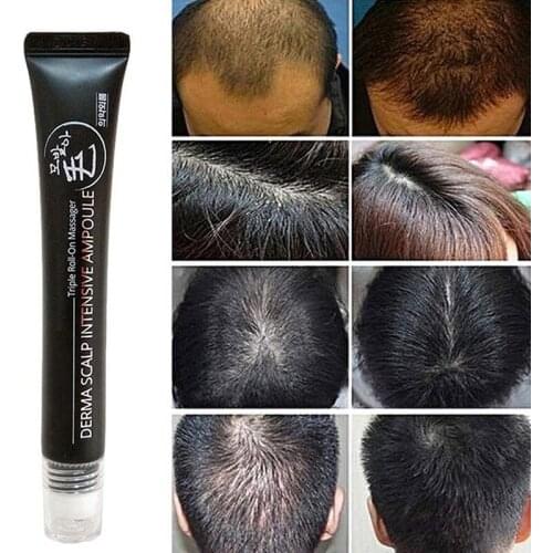 20ml Ampoule Regrow Hair Hair Fast Massager Roll Loss Essence Triple 20ml Hair Line Growth Serum Derma Scalp Intensive