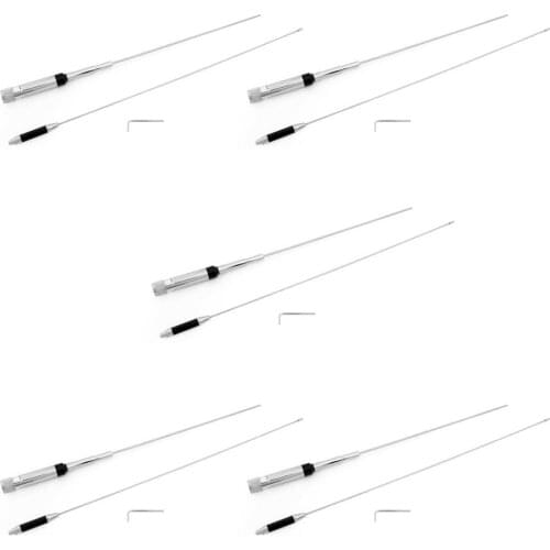 Artudatech 5 Sets NL-770R Dual Band Antenna For Vertex FT-2800M FT-7800R VX-2100 VX-2200 Radio
