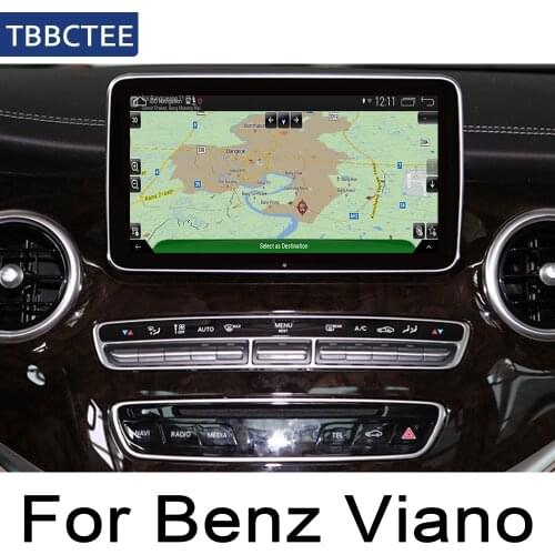 Car radio GPS multimedia For Mercedes Benz V Class Viano W446 2016 2017 2018 2019 NTG Android player Navigation Map 2 Din WiFi