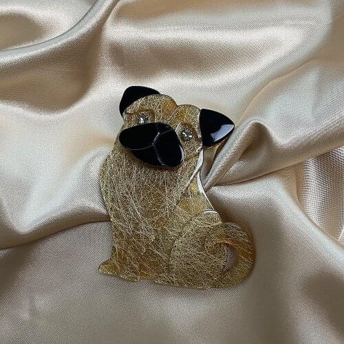 Handmade Acrylic Animal Style Safety Pins Brooches For Women Kids Gift Coat Dress Adornment Dog Brooch Badge Jewelry Wholesale