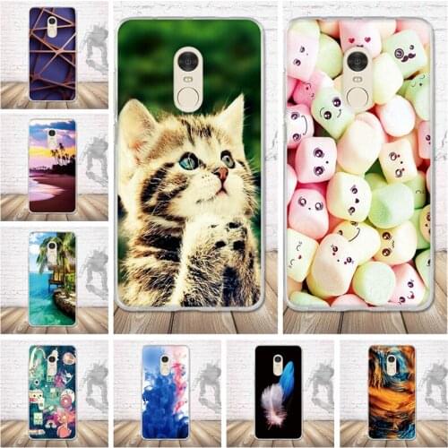 For Xiaomi Redmi Note 4 Case For Xiaomi Redmi Note 4 Phone Case Soft Silicone TPU 5.5'' Cute Cover For Redmi Note 4 Case Cover