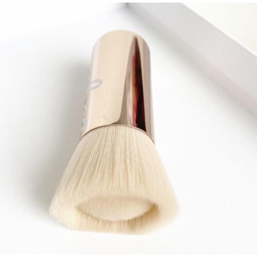 The Finish Foundation Brush - Gold / Black - Concave Synthetic Foundation Beauty Makeup Brush
