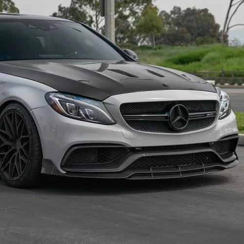 Suit For Mercedes W205 Benz C-class C200c260 Refitting C63 Big Surround Front and Bar Rear Lip Amg Tail