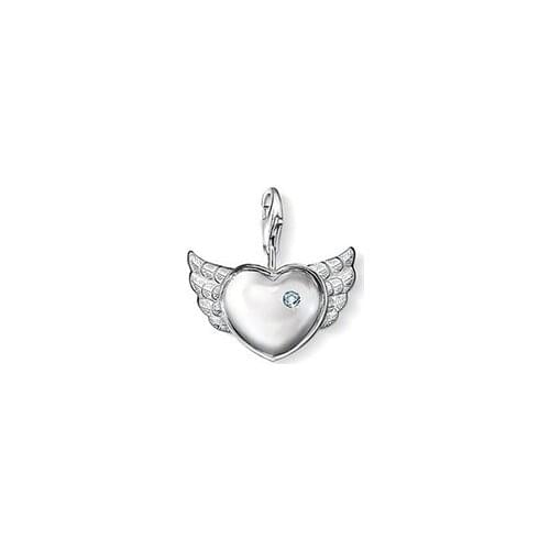 Cubic Zirconia Wings Of Heart Diy Charms Fit Bracelets & Necklaces Making Jewelry For Women Breloque SCH0442