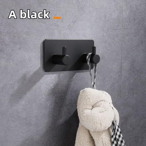 Towel Wall Mounted Hook Home Bathroom Stainless Steel Coat Hook Rustproof Hook Hanger for Kitchen Hardware